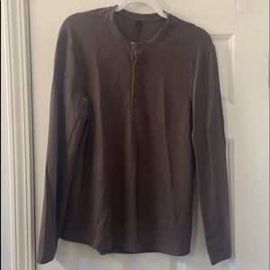 lululemon shift stitch henley long sleeve